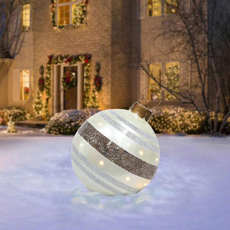 Christmas Ornament Ball Outdoor PVC 60 Cm
