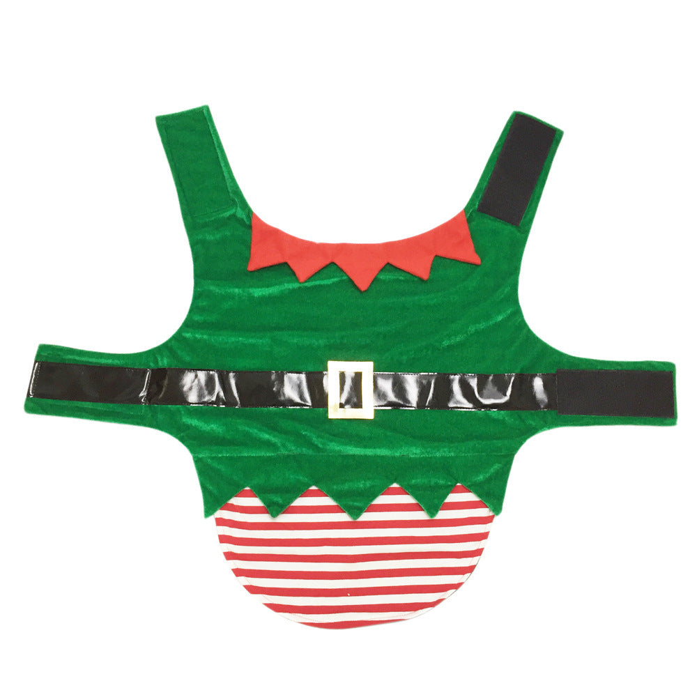 Elf Christmas Clothes For Pet Dog