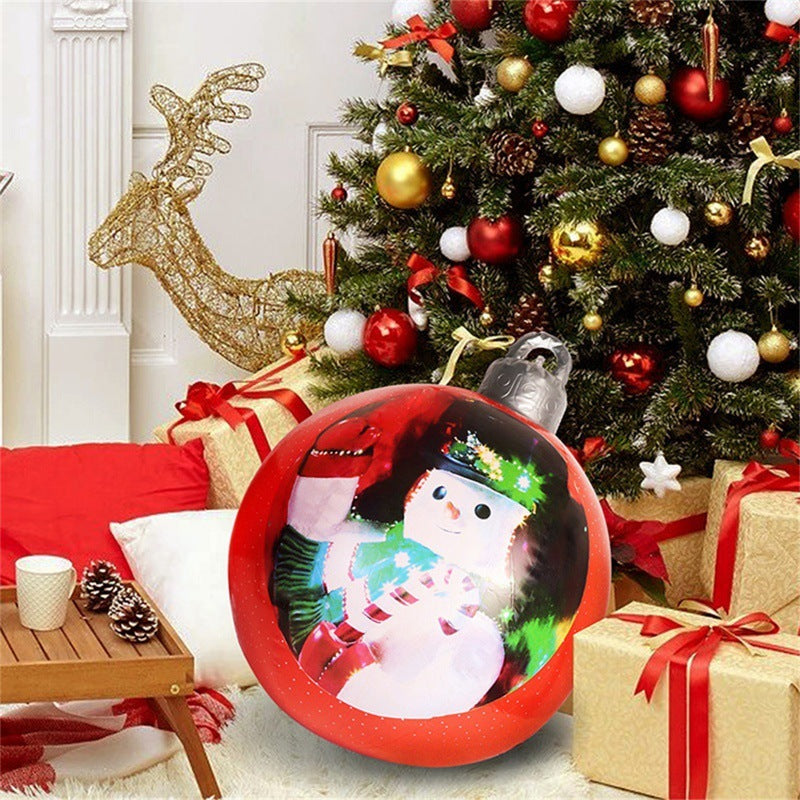 Christmas Ornament Ball Outdoor PVC 60 Cm