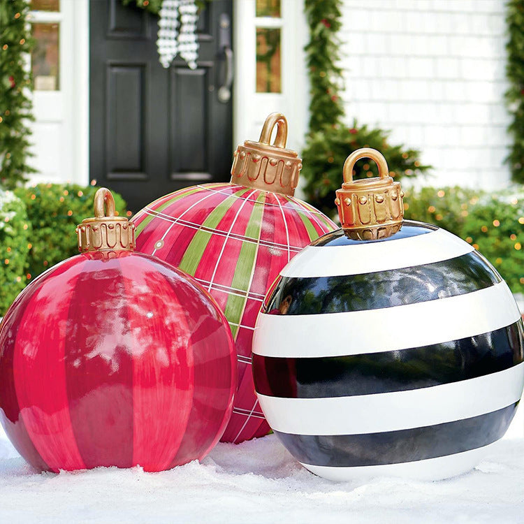 Christmas Ornament Ball Outdoor PVC 60 Cm