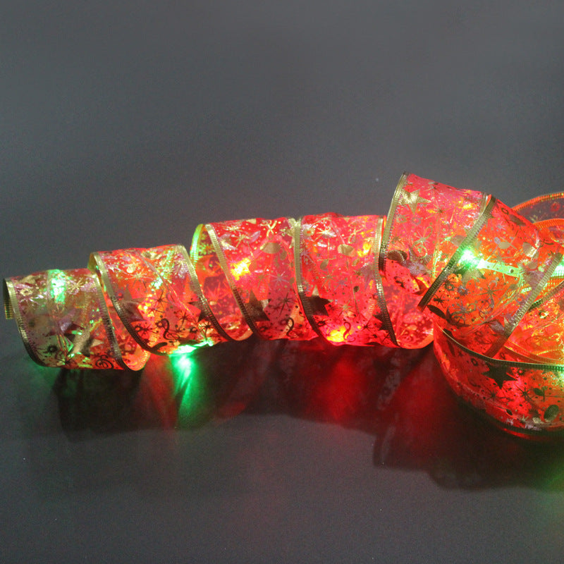 LED Christmas Ribbon Garland