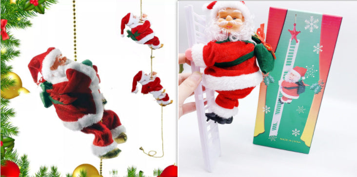 Santa Claus Climbing Ladder (Electric)