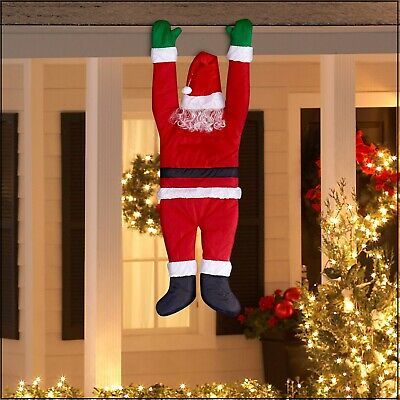 Santa Claus Climbs The Wall Decoration