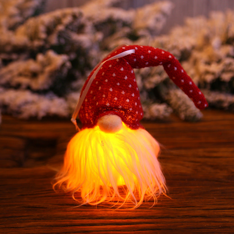 Christmas Forester Gnome Light Tree Decoration
