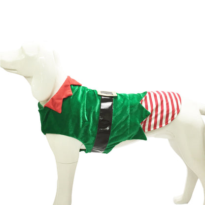 Elf Christmas Clothes For Pet Dog
