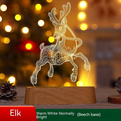 Christmas Decoration 3D Lamp Acrylic LED