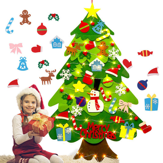 Children's DIY Christmas Tree (With Light)