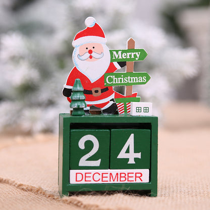 Christmas Wooden Calendar Decoration