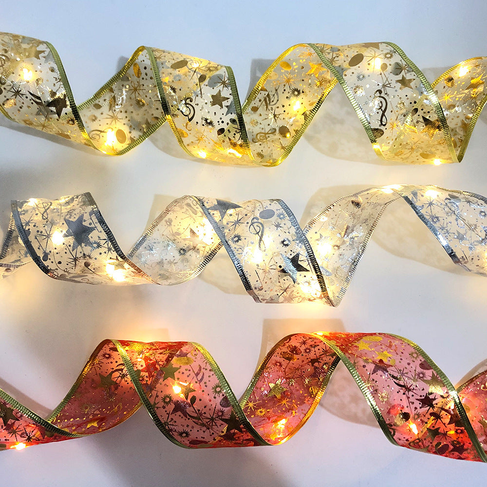 LED Christmas Ribbon Garland