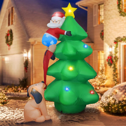 Giant Arch Santa Claus Snowman Garden Yard Archway