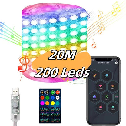 Christmas Light String (Remote Control)