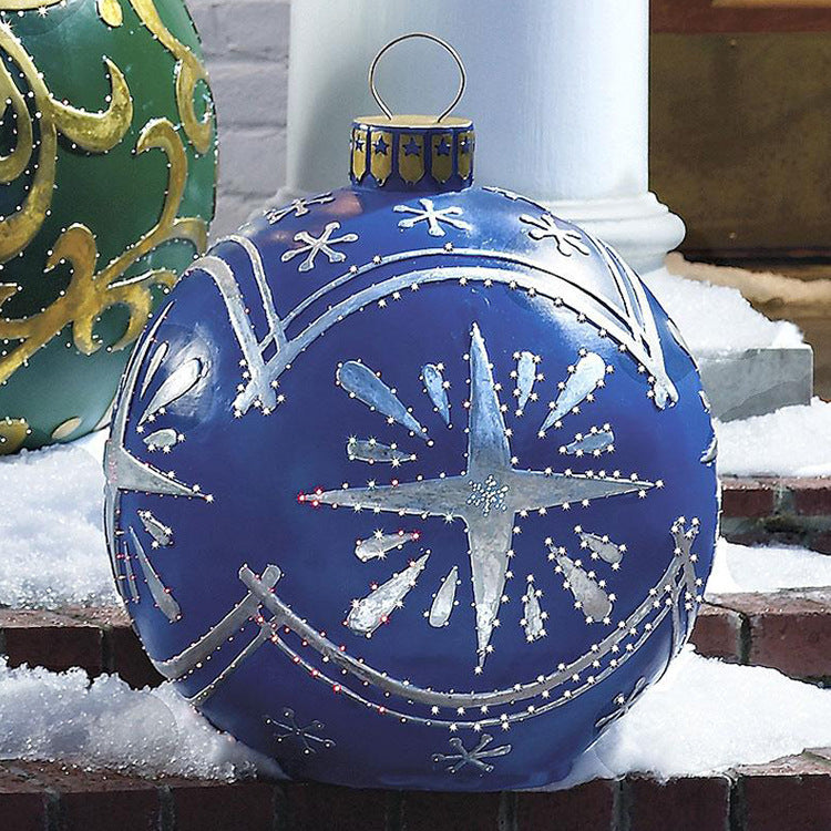 Christmas Ornament Ball Outdoor PVC 60 Cm