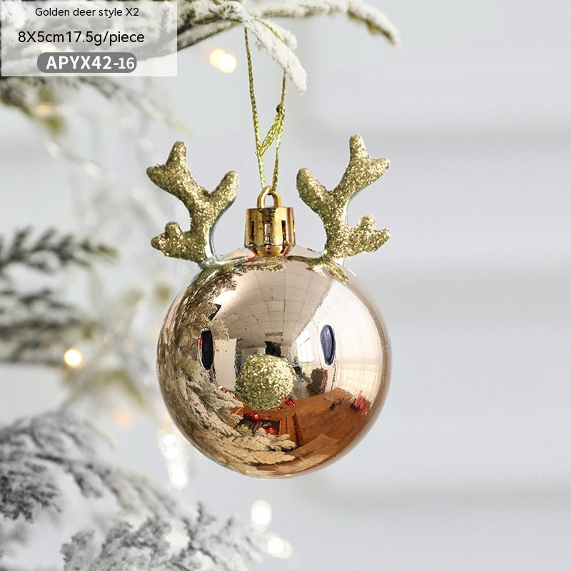 Christmas Tree Ornament (Champagne Deer)
