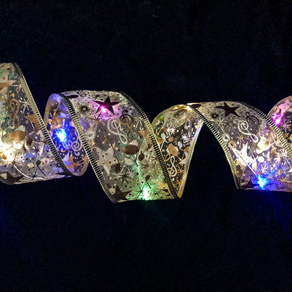 LED Christmas Ribbon Garland
