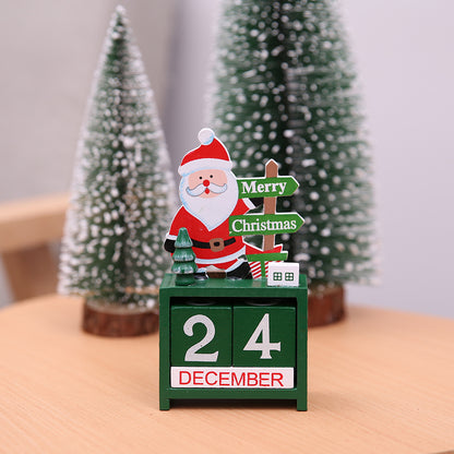 Christmas Wooden Calendar Decoration