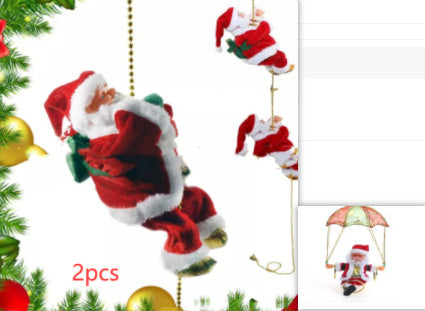 Santa Claus Climbing Ladder (Electric)