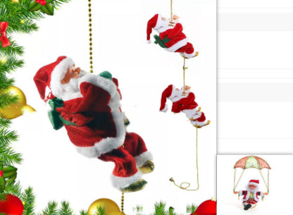 Santa Claus Climbing Ladder (Electric)
