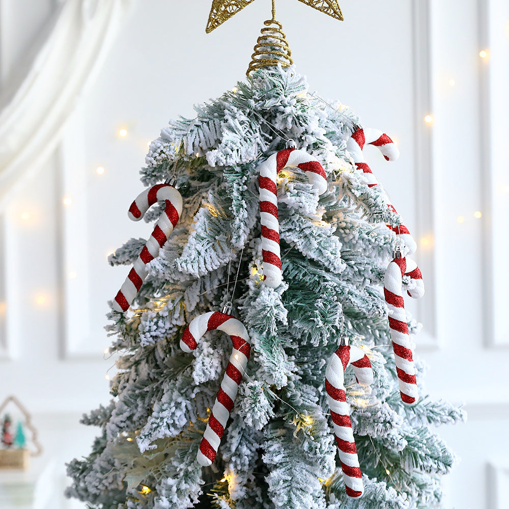 Christmas Decorations Crutches Box Ornaments