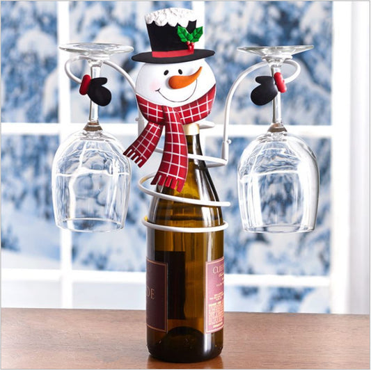 Christmas Snowman Wine Stick