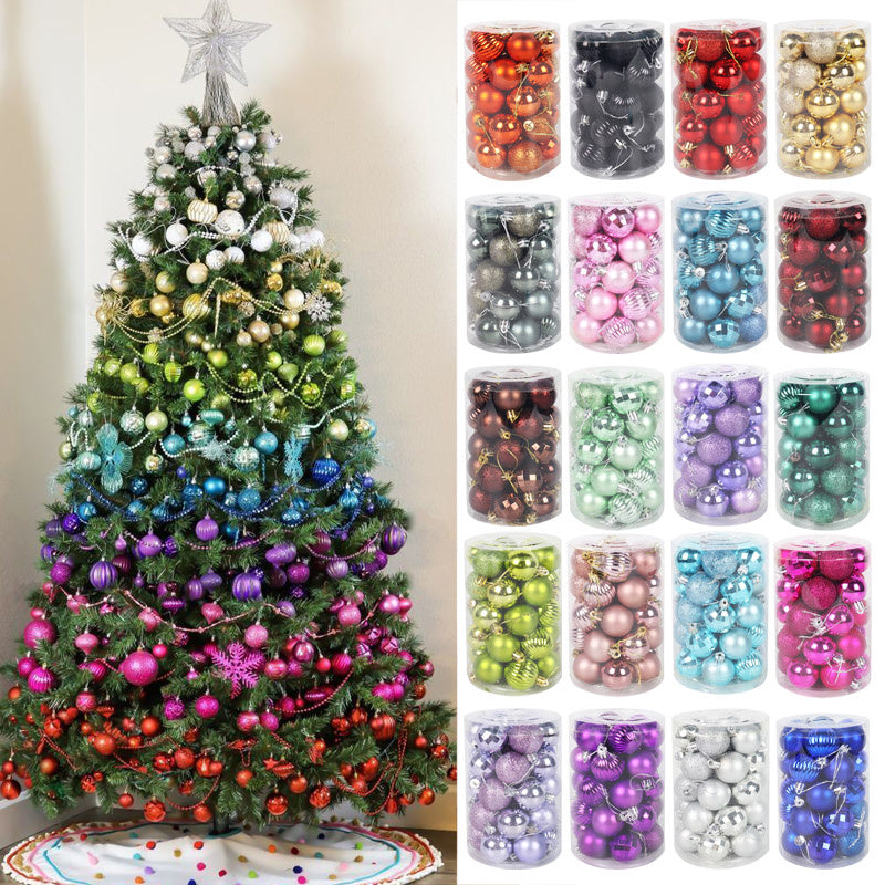 Christmas Tree Ornament Balls (34 Pcs)