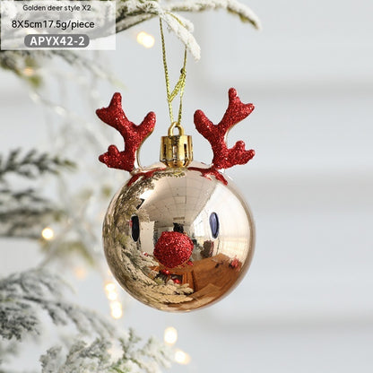 Christmas Tree Ornament (Champagne Deer)