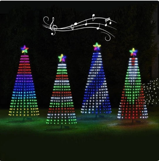 Animated Outdoor Christmas Tree Lights