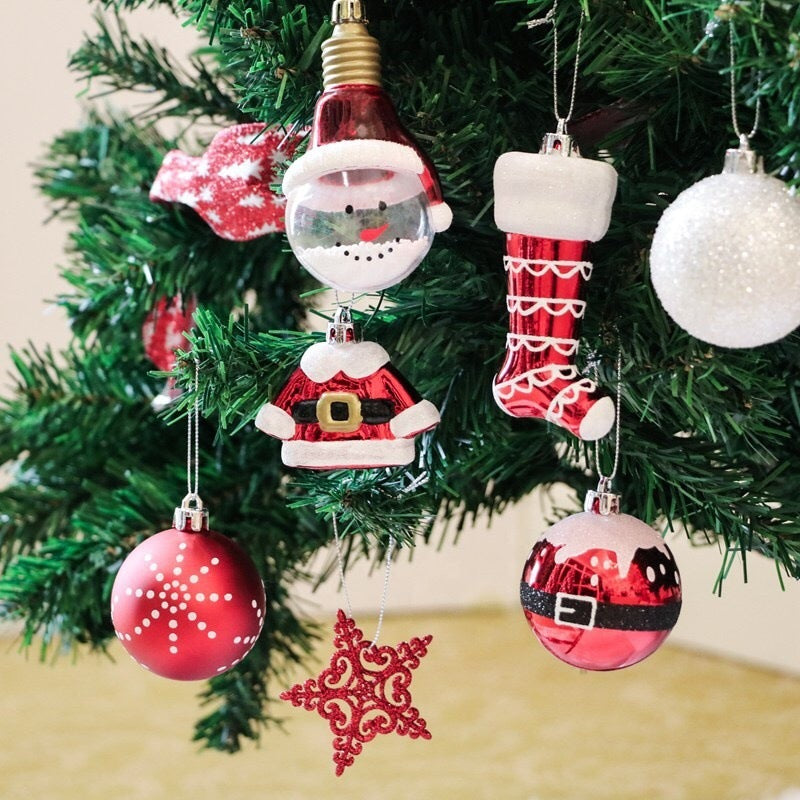 Christmas Tree Ornament Balls Set (70 Pcs)