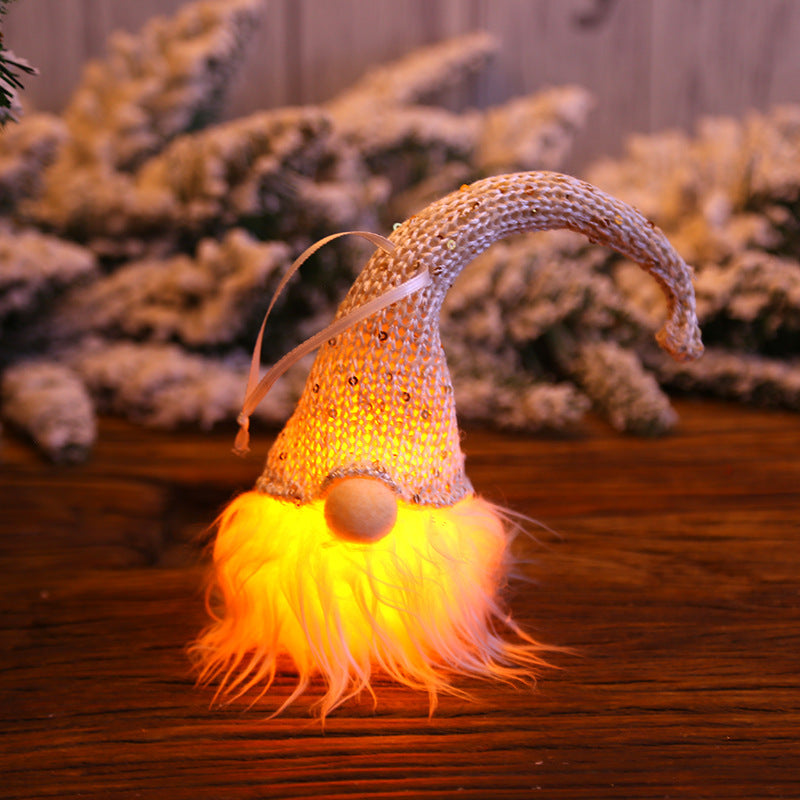Christmas Forester Gnome Light Tree Decoration