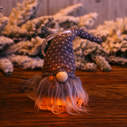 Christmas Forester Gnome Light Tree Decoration