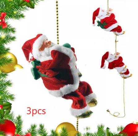 Santa Claus Climbing Ladder (Electric)
