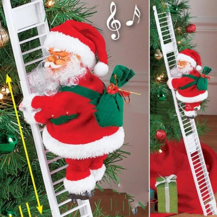 Santa Claus Climbing Ladder (Electric)