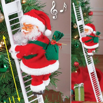 Santa Claus Climbing Ladder (Electric)