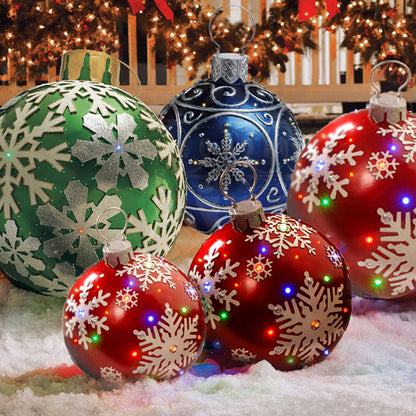 Christmas Ornament Ball Outdoor PVC 60 Cm