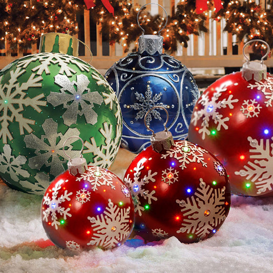 Christmas Ornament Ball Outdoor PVC 60 Cm