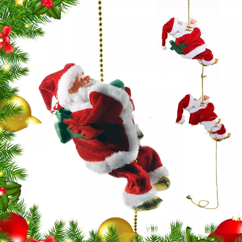 Santa Claus Climbing Ladder (Electric)