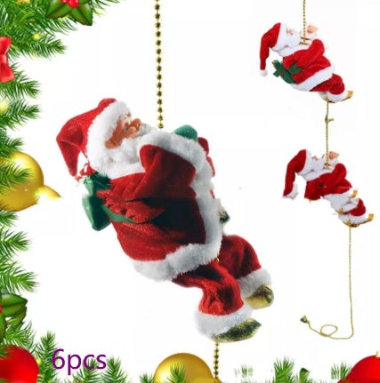 Santa Claus Climbing Ladder (Electric)