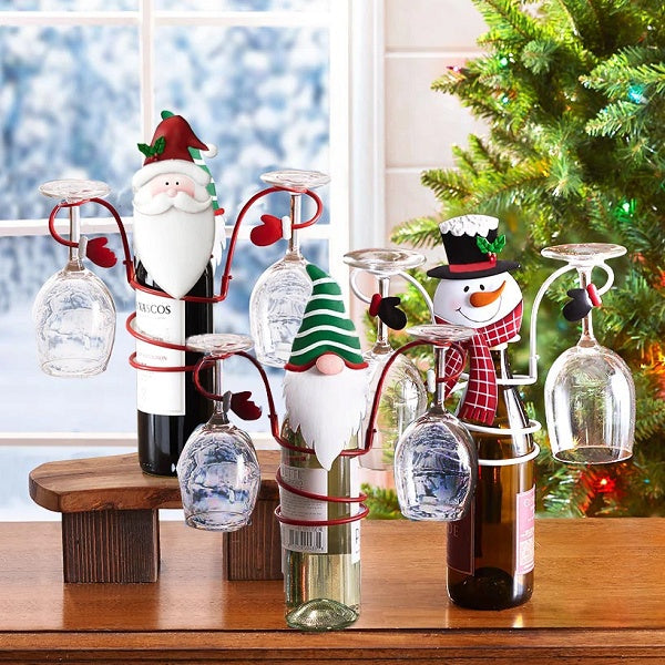 Christmas Snowman Wine Stick