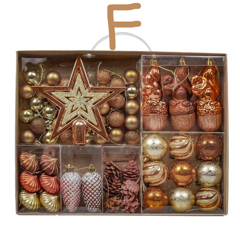 Christmas Tree Ornament Balls Set (70 Pcs)