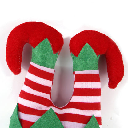 Pet Christmas Funny Striped Clown Hat Ornaments