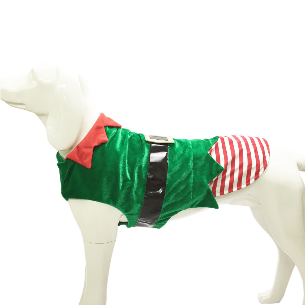 Elf Christmas Clothes For Pet Dog