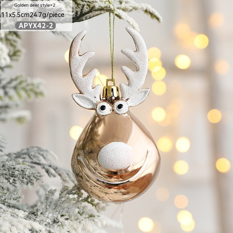 Christmas Tree Ornament (Champagne Deer)