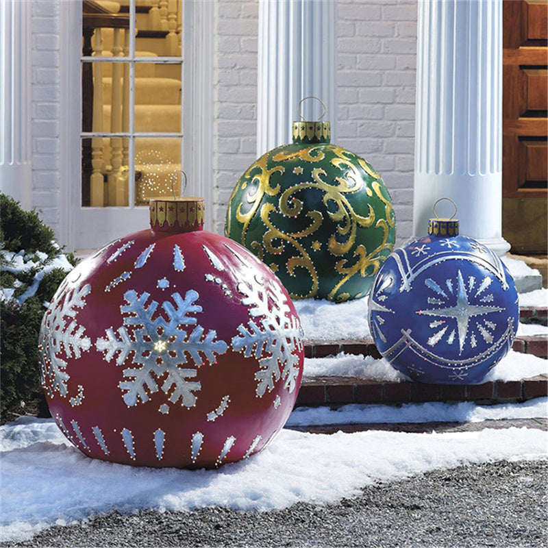 Christmas Ornament Ball Outdoor PVC 60 Cm