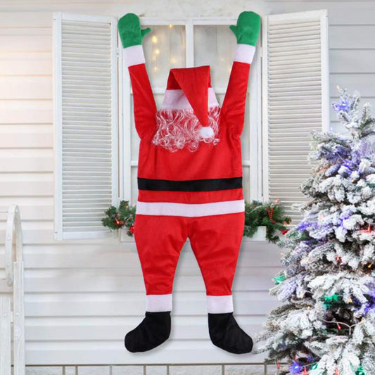 Santa Claus Climbs The Wall Decoration