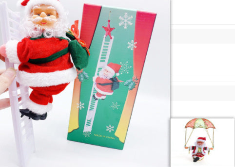 Santa Claus Climbing Ladder (Electric)