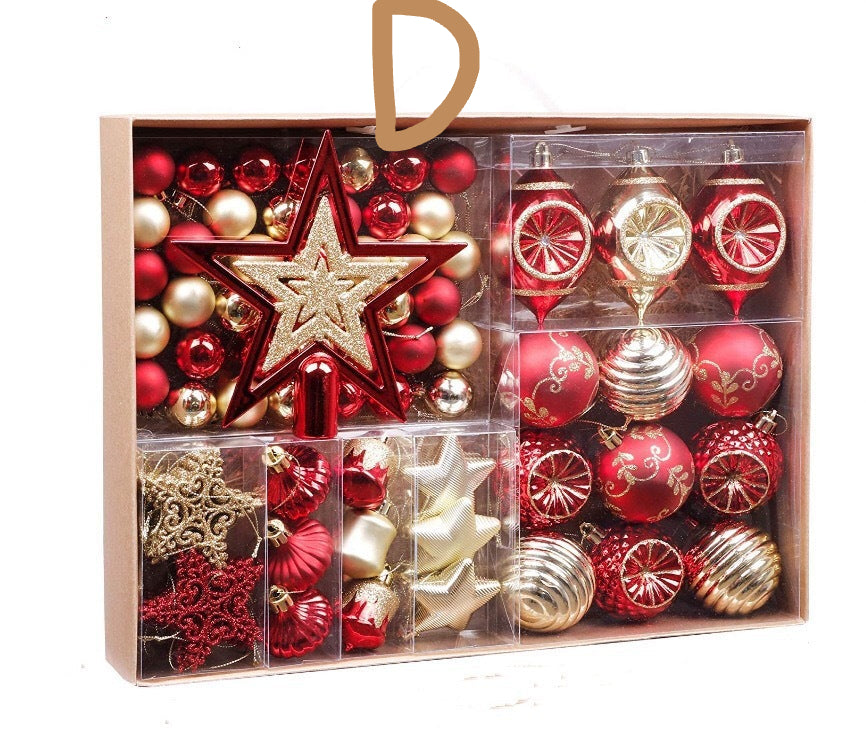 Christmas Tree Ornament Balls Set (70 Pcs)