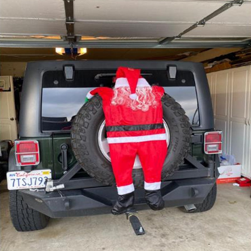 Santa Claus Climbs The Wall Decoration