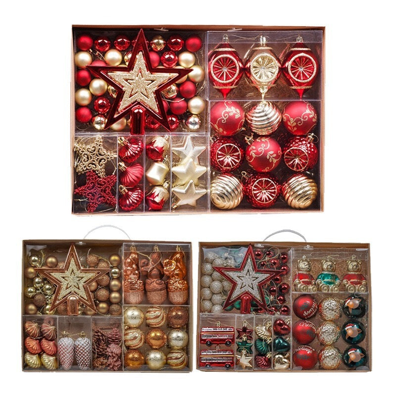 Christmas Tree Ornament Balls Set (70 Pcs)