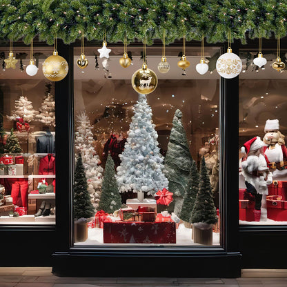 Christmas Ball Decorations Nordic 52 Pieces